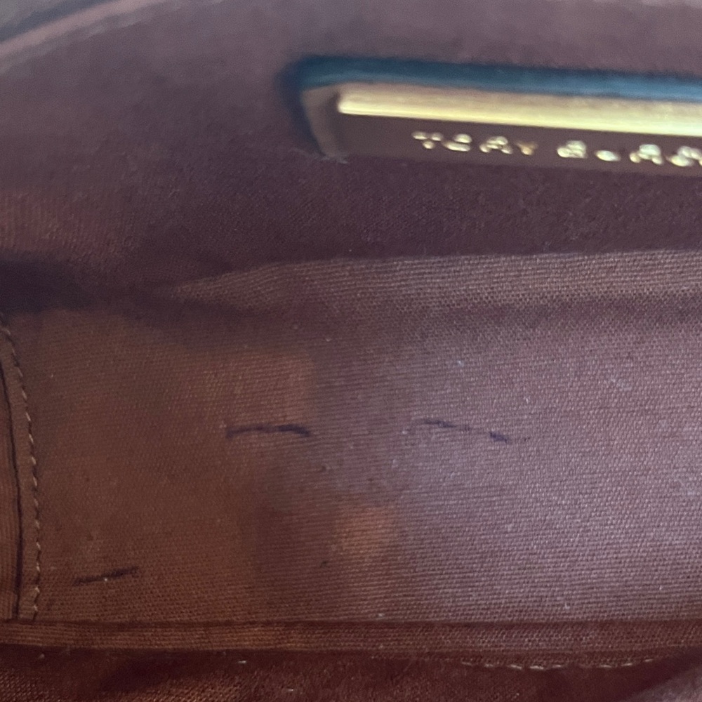 Tory Burch Chelsea Convertible Shoulder Crossbody Tan Brown Leather Bag - Picture 11 of 11